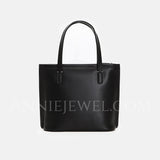 Women's black Mini Leather Tote Handbags Mini Tote Leather Bag Mini Tote Leather 