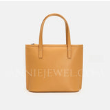 Women's orange Mini Leather Tote Handbags Mini Tote Leather Bag Mini Tote Leather 