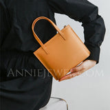 Women's Mini Leather Tote Handbags tan Mini Tote Leather Bag Mini Tote Leather 