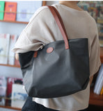 Lightweight Nylon Tote Bag With Zipper Nylon Work Tote Nylon Shopper Bag 