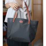 Lightweight Nylon Tote Bag With Zipper Nylon Work Tote Nylon Shopper Bag 