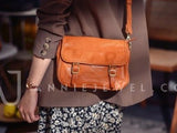 Women's Satchel Purse brown leather satchel Cross Body Satchel