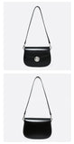 Women's Small Leather Crossbody Saddle Bag Saddle Leather Crossbody Bag Purse 