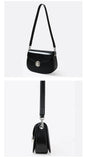 Women's Small Leather Crossbody Saddle Bag Saddle Leather Crossbody Bag Purse 