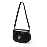 Women's Small Leather Crossbody Saddle Bag Saddle Leather Crossbody Bag Purse 