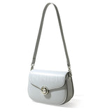 Women's Small Leather Crossbody Saddle Bag Saddle Leather Crossbody Bag Purse 