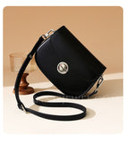 Women's Small Leather Crossbody Saddle Bag Saddle Leather Crossbody Bag Purse 