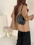 Small Hobo Bag Leather Small Hobo Shoulder Bag Hobo Bag With Zipper For Ladies 