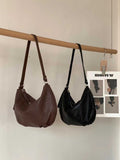 Small Hobo Bag Leather Small Hobo Shoulder Bag Hobo Bag With Zipper For Ladies 