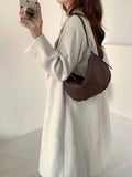 Small Hobo Bag Leather Small Hobo Shoulder Bag Hobo Bag With Zipper For Ladies 