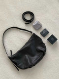 Small Hobo Bag Leather Small Hobo Shoulder Bag Hobo Bag With Zipper For Ladies 