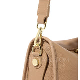 inner of Leather Zipper Hobo Bag