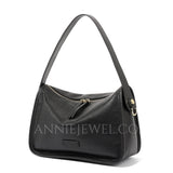 Women's Small Leather Hobo Purses black Small Hobo Bag Leather Zipper Hobo Bag