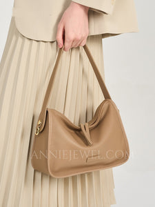 Women's Small Leather Hobo Purses Small Hobo Bag Leather Zipper Hobo Bag