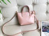 Women's Small Leather Tote Bag With Zipper Crossbody Small Leather Purse 