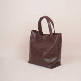Women's Small Leather Tote Bag With Zipper Crossbody Small Leather Purse - Annie Jewel
