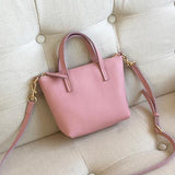 Women's Small Leather Tote Bag With Zipper Crossbody Small Leather Purse 