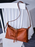 Genuine Leather Shoulder Bag Hobo brown Leather Hobo Black Leather Hobo Shoulder Bag 