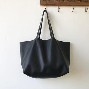 Black Leather Tote Bags For Women Black Soft Leather Tote Bag Soft Black Leather Tote