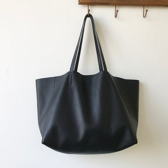 Black Leather Tote Bags For Women Black Soft Leather Tote Bag Soft Black Leather Tote