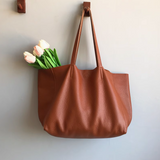 brown Leather Tote Bag Cowhide Tote Leather The Tote Bag Womens Large Leather Tote 