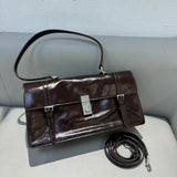 Womens Leather Satchel Bag Shoulder Satchel brown Leather Satchel Purse 