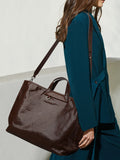 Genuine Leather Tote Bags For Women With Laptop Compartment Best leather Laptop Bag Women's - Annie Jewel