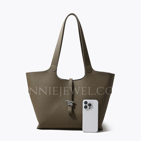Gray Leather Tote Bag Grey Leather Tote Laptop Bag Leather Womens Leather Work Tote 