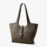 Gray Leather Tote Bag Grey Leather Tote Laptop Bag Leather Womens Leather Work Tote 
