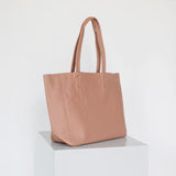 Real Leather Tote Bag Pink Leather Pink Tote Bag Womens Leather Work Tote 