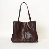 brown Leather Tote Bag Medium Leather Tote Bag Womens Leather Work Tote - Annie Jewel