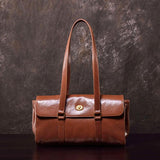 Genuine Leather Satchel Tote Work Satchel Womens Shoulder Satchel Bag Purse 