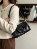 black Genuine Leather Boston Bag Womens Small Leather Boston Handbag - Annie Jewel