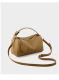 Small Leather Hobo Handbags brown Leather Hobo Bag With Zipper For Ladies 