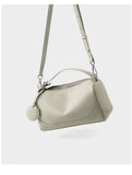 Small Leather Hobo Handbags beige Leather Hobo Bag With Zipper For Ladies 