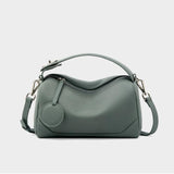 Small Leather Hobo Handbags Green Leather Hobo Bag With Zipper For Ladies 