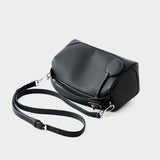 Small Leather Hobo Handbags black Leather Hobo Bag With Zipper For Ladies 