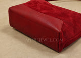 Red Suede Hobo Bag Burgundy Small Hobo Shoulder Bag Womens Soft Leather Leather Hobo Purse
