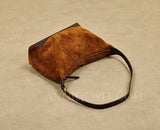 Brown Suede Hobo Bag Small Hobo Shoulder Bag Womens Soft Leather Leather Hobo 