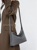 gray Leather Hobo Bag Medium Hobo Purse Genuine Leather Hobo Purses Womens 