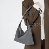 Womens Genuine Leather Hobo Purses Gray Leather Hobo Bag Zipper Hobo Bag 