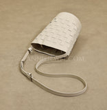 Woven Leather Shoulder Bag Woven Leather Bucket Bag Shoulder Bag Womens 