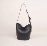 woven leather bucket bag​ Woven Leather Hobo Bag Leather Woven hobo bag Leather For Women 
