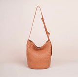 Woven Leather Hobo Bag Leather Woven hobo bag Leather For Women woven leather bucket bag​