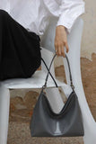 Women's Black Leather Hobo Black Hobo Shoulder Bag Black Hobo Crossbody Bag