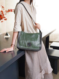 Women's Leather Hobo Bags green Leather Hobo Bag Zip Hobo Bag 