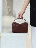 Black Leather Zip Crossbody Bag Zip Top Leather Crossbody Bag Womens - Annie Jewel