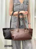 Niche Design Real Leather Tote Bag Medium Zip Top Leather Tote Bag Womens