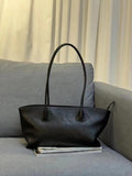 The Tote Bag Black Leather Medium Black Leather Purse Womens 