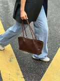 The Tote Bag Black Leather Medium Black Leather Purse Womens 